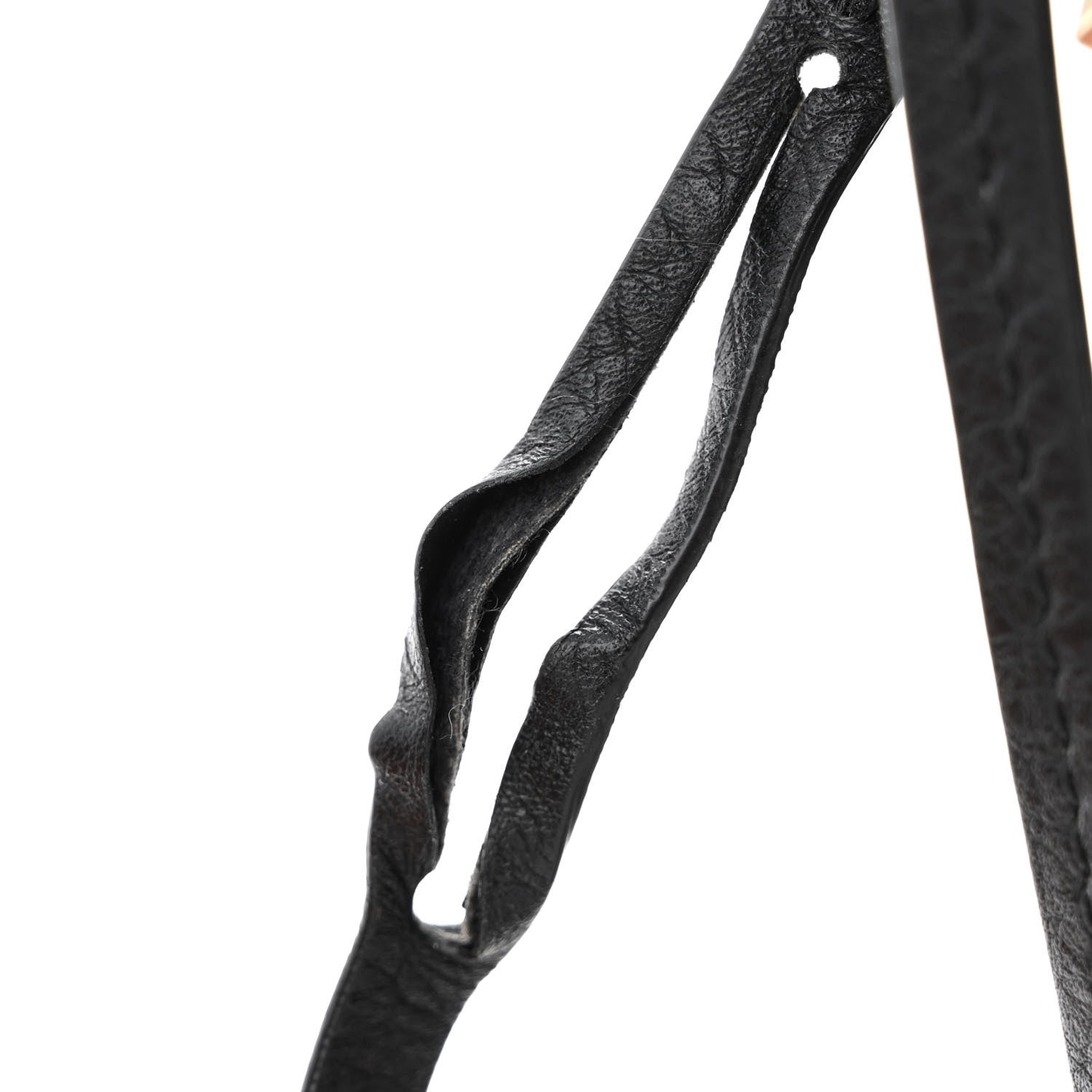 Valentino Garavani Grained Calfskin Rockstud Saddle Bag Black 12 of 12
