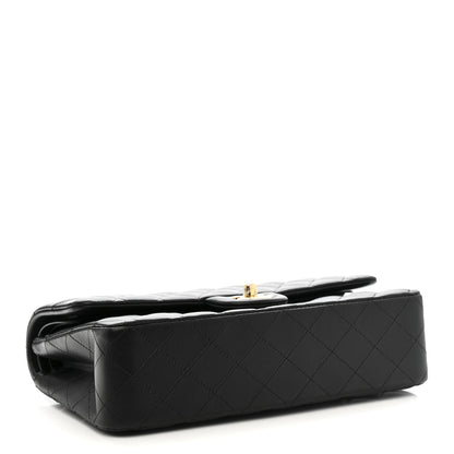 Chanel Lambskin Quilted Medium Double Flap Black 4 of 14