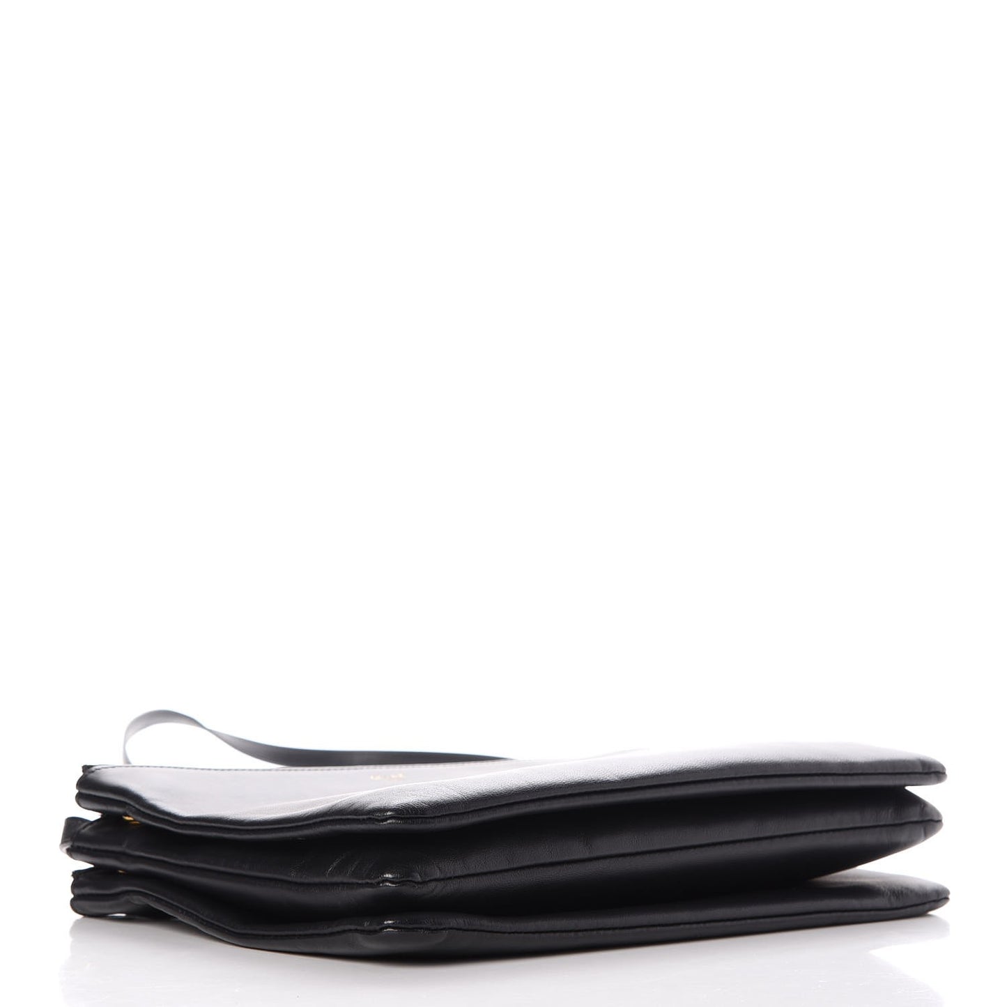 Lambskin Large Trio Crossbody Bag Navy Blue