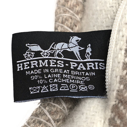 Hermes Wool Cashmere Avalon Vibration Pillow PM Coco Camomille 3 of 3