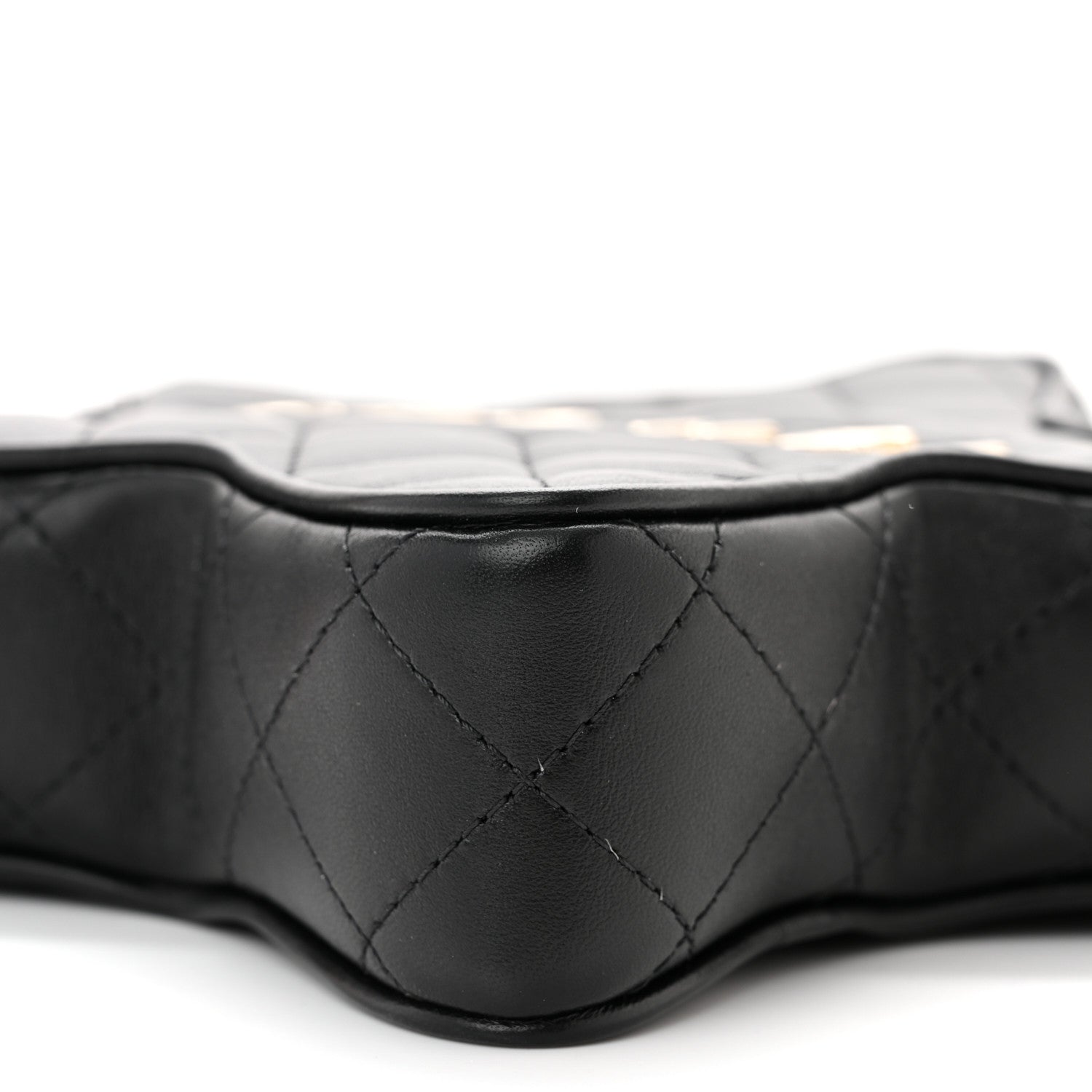 Chanel Lambskin Quilted Walk of Fame Star Bag Black 10 of 11