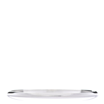 Tiffany Sterling Silver 4mm Knife Edge Bangle Bracelet 1 of 4
