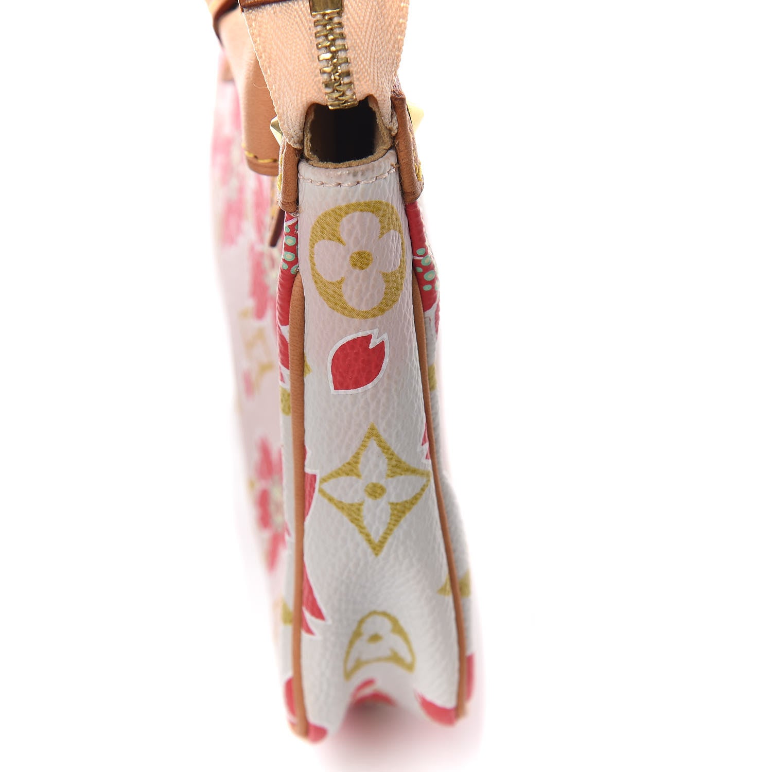 Louis Vuitton Monogram Cherry Blossom Pochette Accessories Red 11 of 14