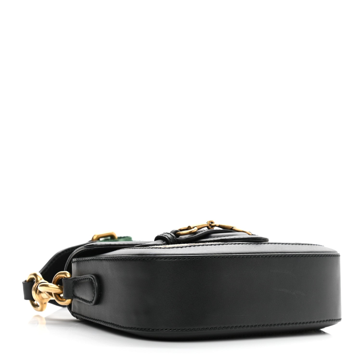 Gucci Monogram Small Lady Web Shoulder Bag Beige Black 4 of 11