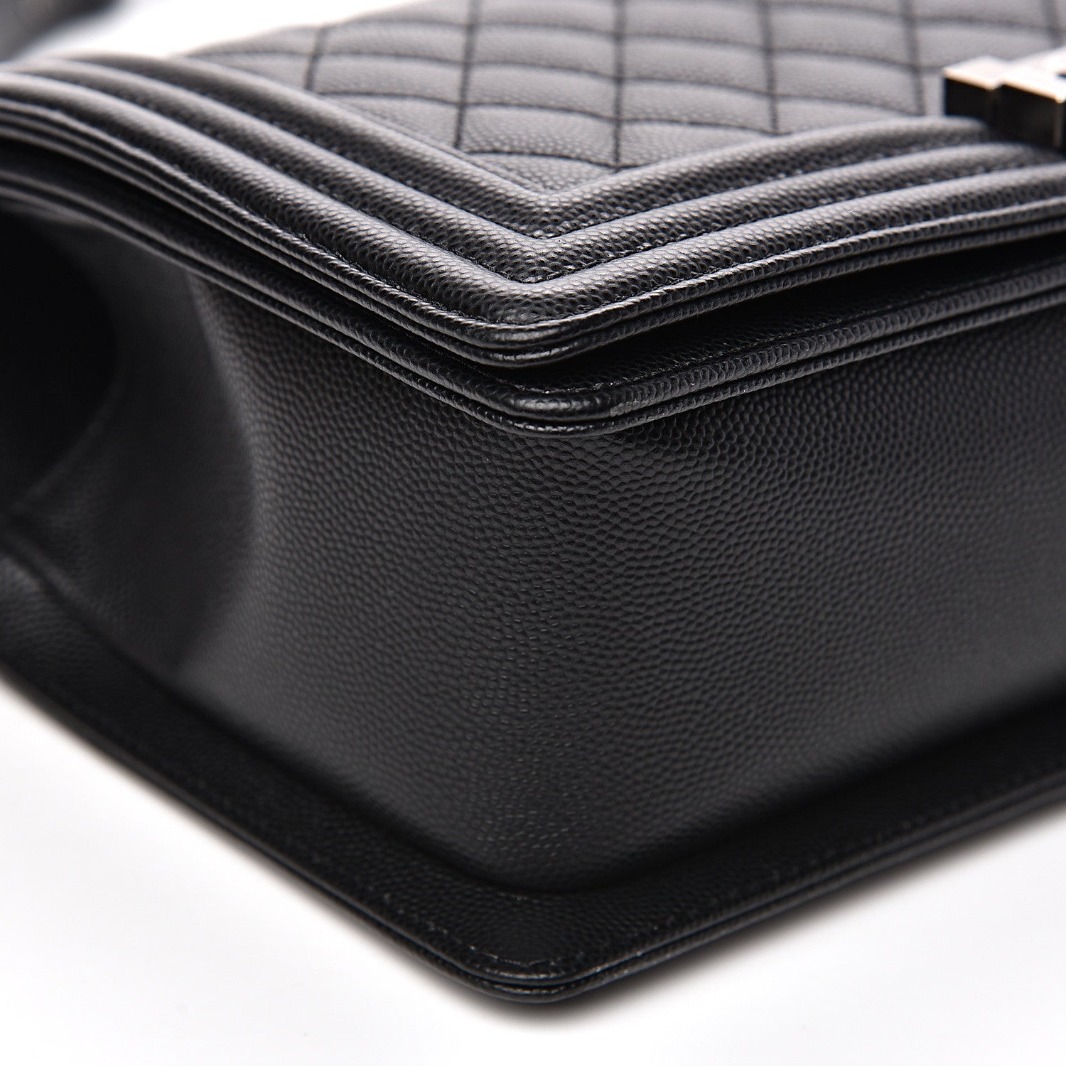 Chanel Caviar Quilted Medium Boy Flap Black 7 of 9