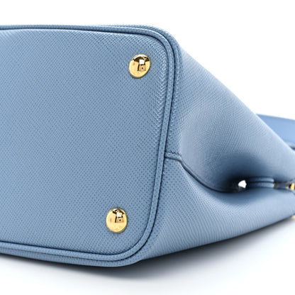 Prada Saffiano Cuir Mini Double Bag Astrale 8 of 9