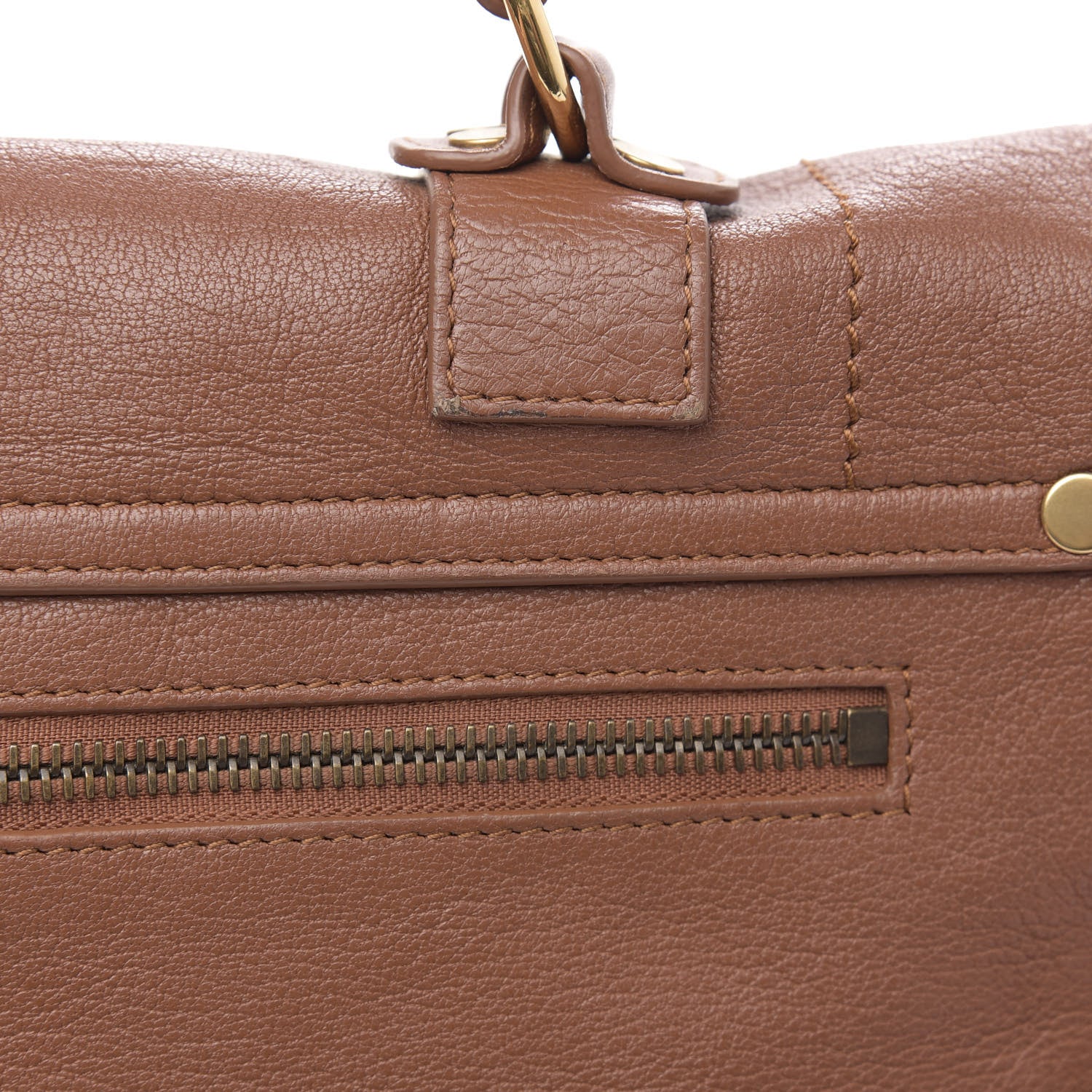Proenza Schouler Lambskin Medium PS1 Satchel Saddle 12 of 12