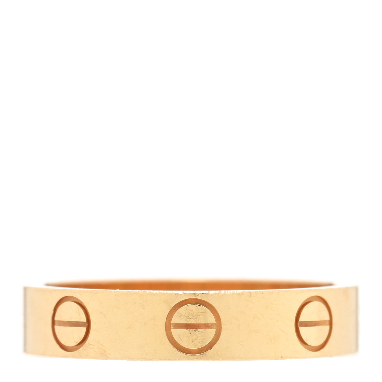 Cartier 18K Yellow Gold 3.5mm LOVE Wedding Band Ring 49 5 1 of 5