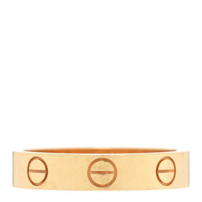 Cartier 18K Yellow Gold 3.5mm LOVE Wedding Band Ring 49 5 1 of 5