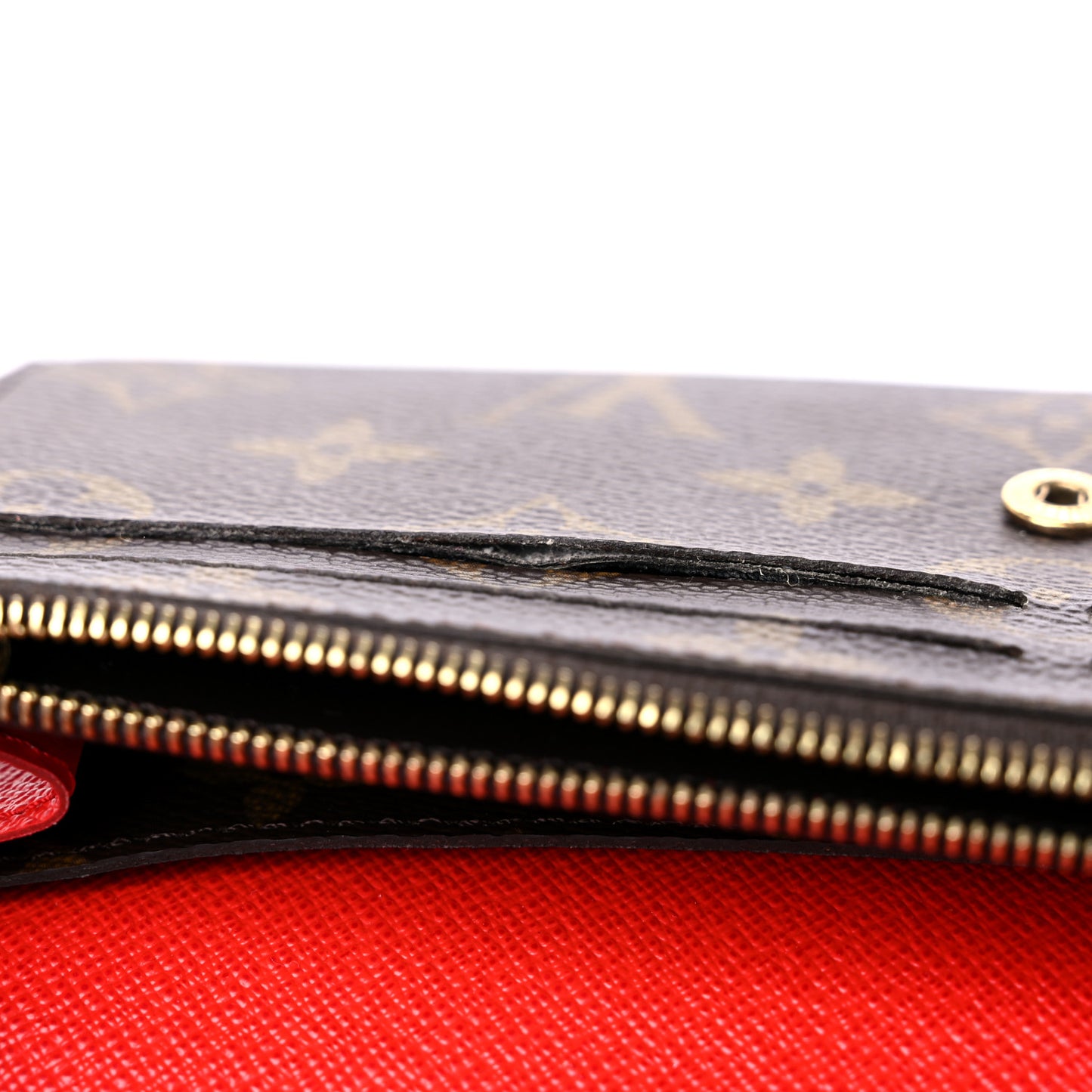 Monogram Bloom Flower Emilie Wallet Coquelicot