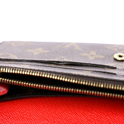 Louis Vuitton Monogram Bloom Flower Emilie Wallet Coquelicot 9 of 13