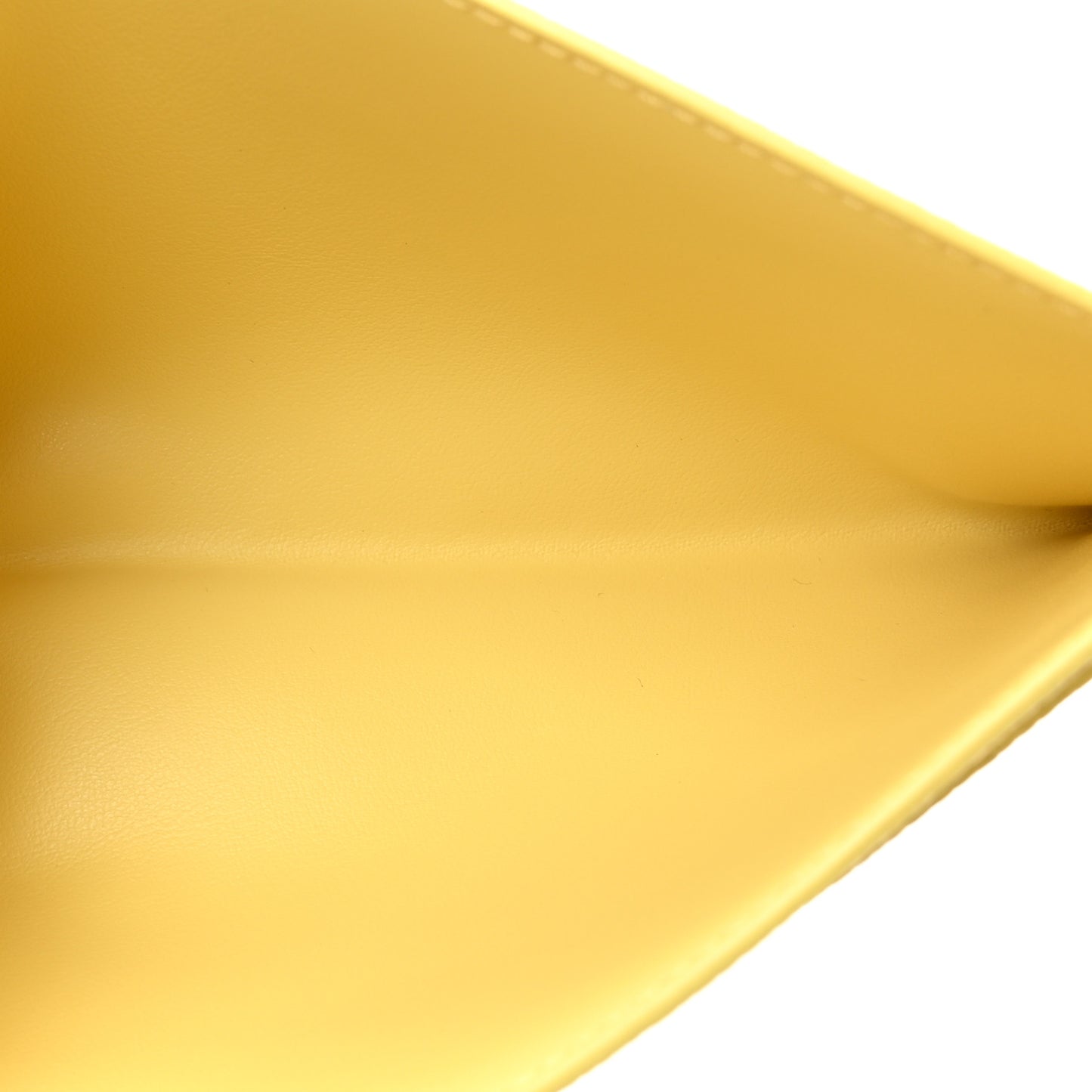 Calfskin Felicie Card Holder Insert Yellow