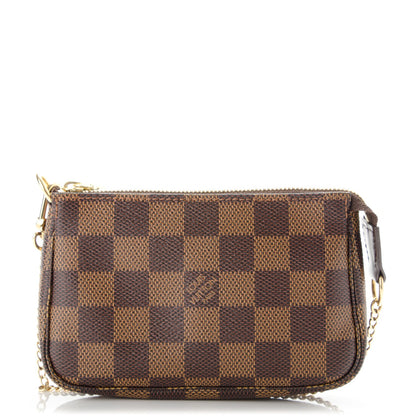 Louis Vuitton Damier Ebene Mini Pochette Accessories 1 of 7