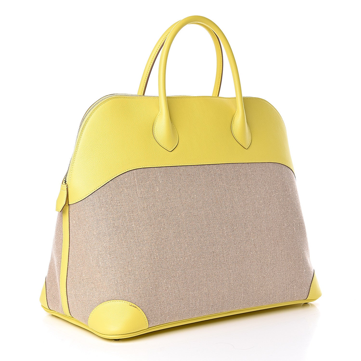Hermes Toile De Camp Evercolor Bolide 45 Ficelle Lime 3 of 10