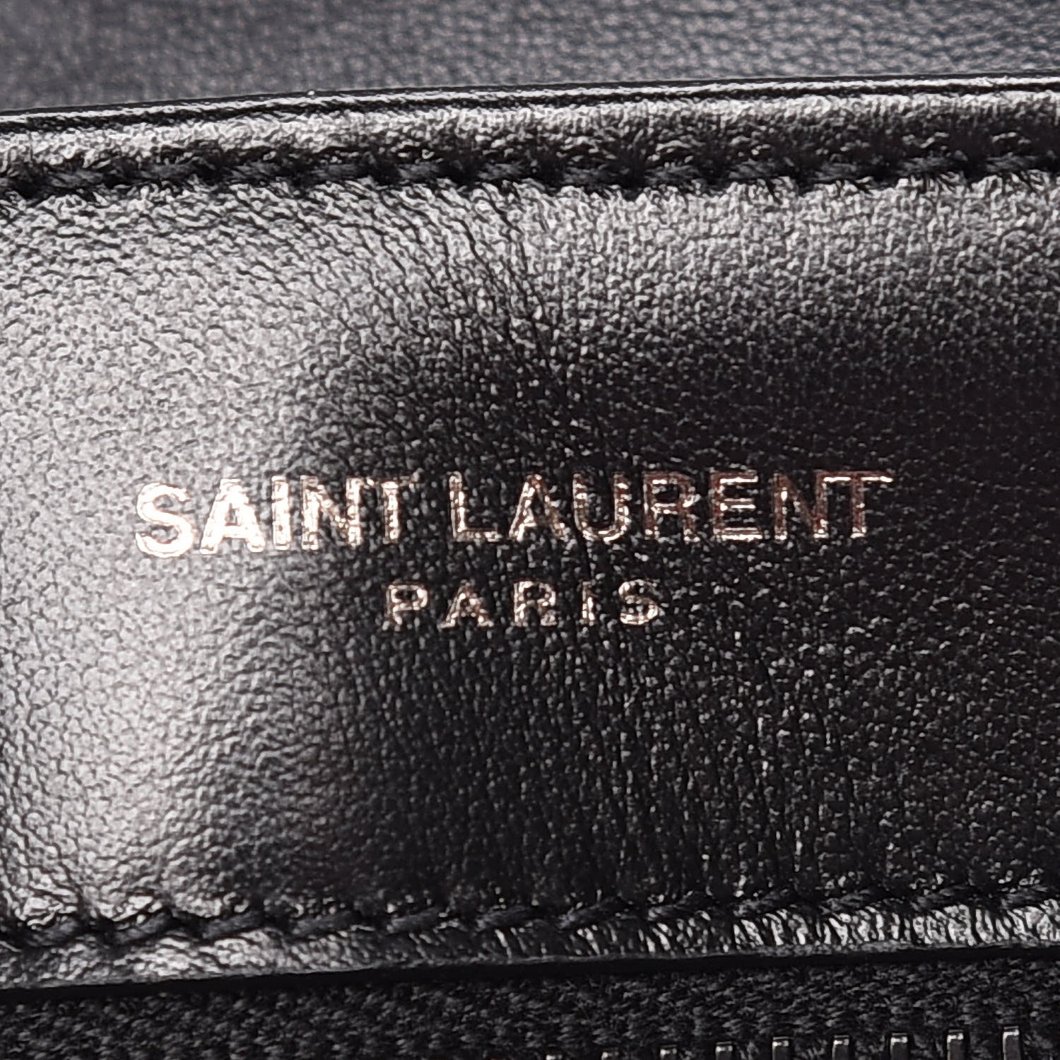 Saint Laurent Calfskin Y Quilted Monogram Toy Loulou Crossbody Bag Black 8 of 10