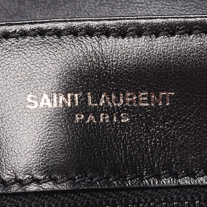 Saint Laurent Calfskin Y Quilted Monogram Toy Loulou Crossbody Bag Black 8 of 10