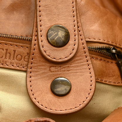 Chloe Calfskin Silverado Shoulder Bag Tan 12 of 15