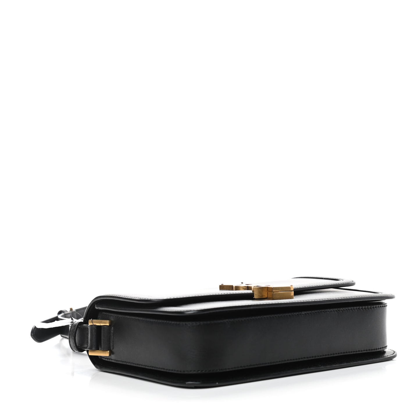 Box Calfskin Monogram Medium Solferino Satchel Black