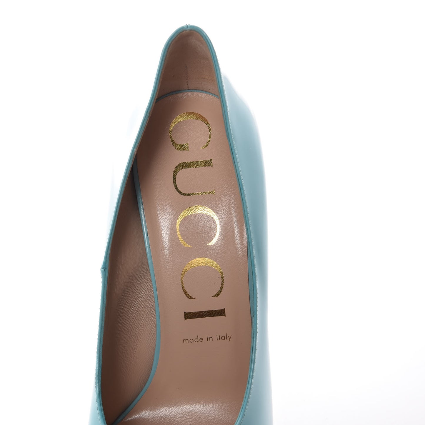 Regent Calfskin Crystal Removable Bow Elaisa Platform High Heel Pumps 40 New Aquamarine