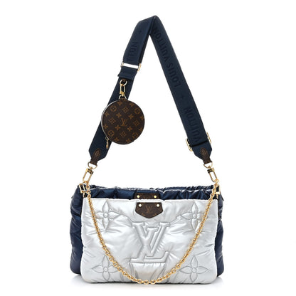 Louis Vuitton Econyl Monogram Pillow Maxi Multi Pochette Accessories Navy Silver 1 of 13