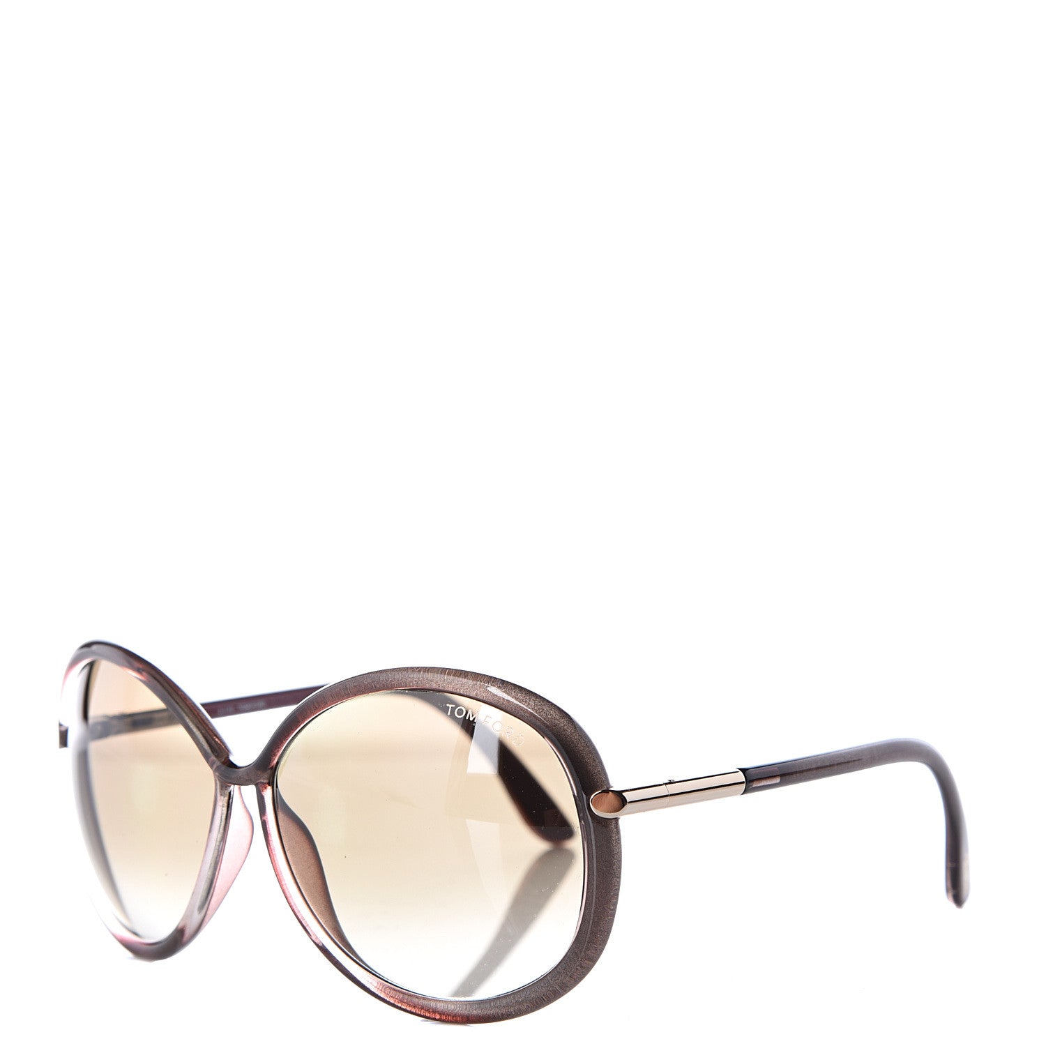 Tom Ford Round Sunglasses Brown 1 of 8