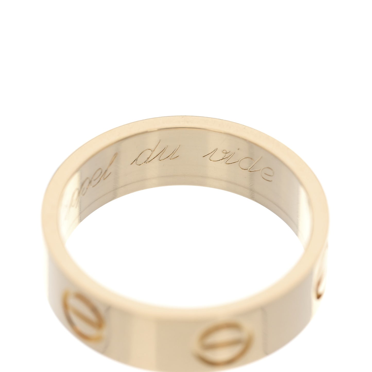 18K Yellow Gold 5.5mm LOVE Ring 51 5.75