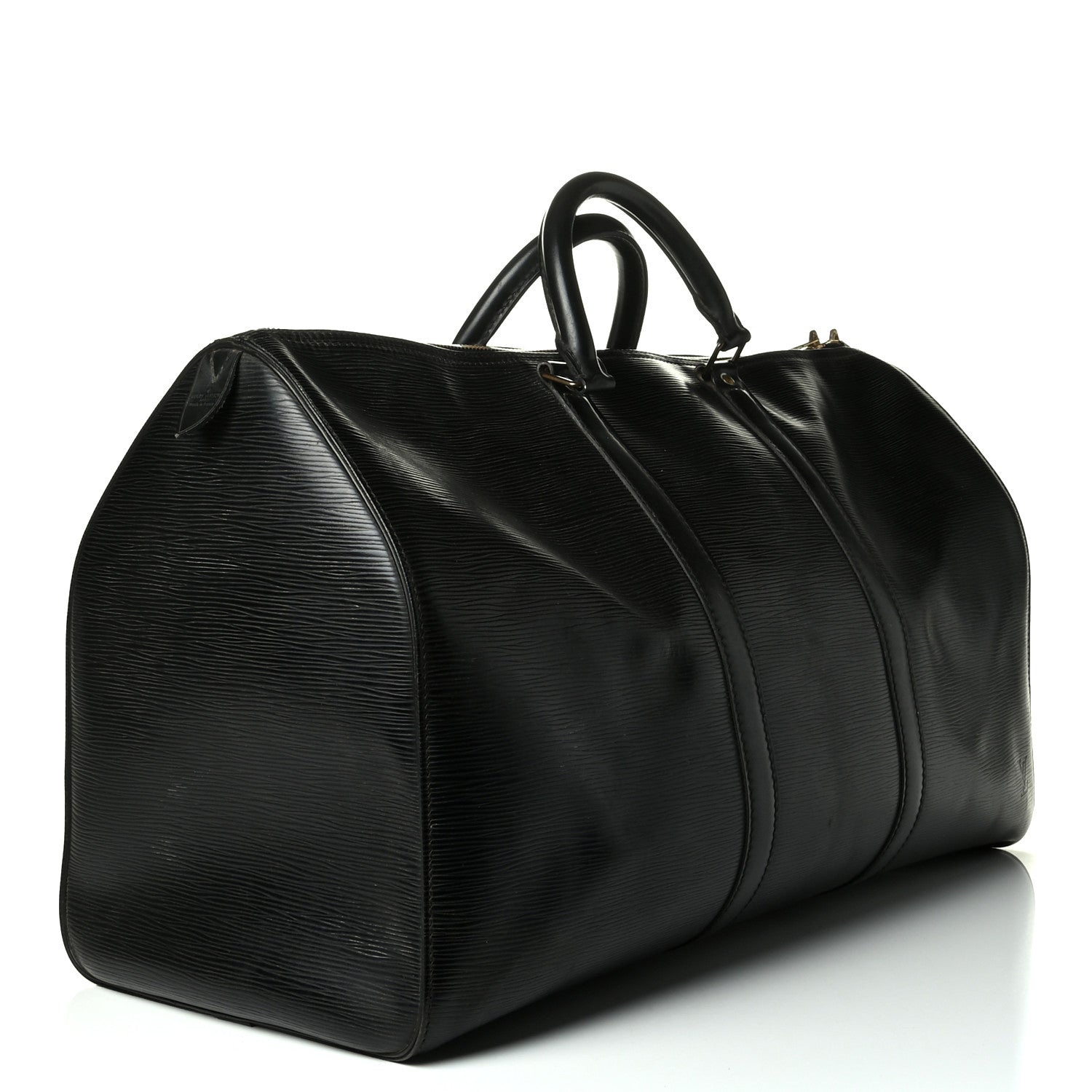 Louis Vuitton Epi Keepall 50 Black 2 of 8