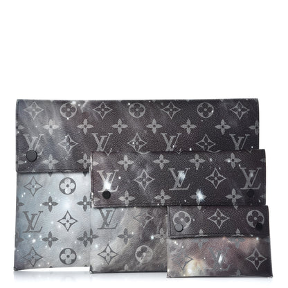Louis Vuitton Monogram Galaxy Pochette Alpha Triple 3 of 8