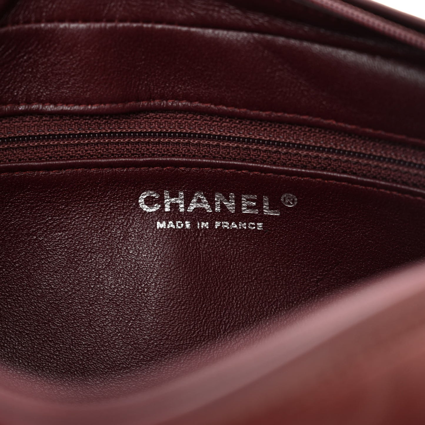 Lambskin Quilted Timeless Camera Case Burgundy Burgundy