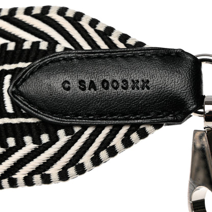 Hermes Canvas Strap Black White 4 of 5