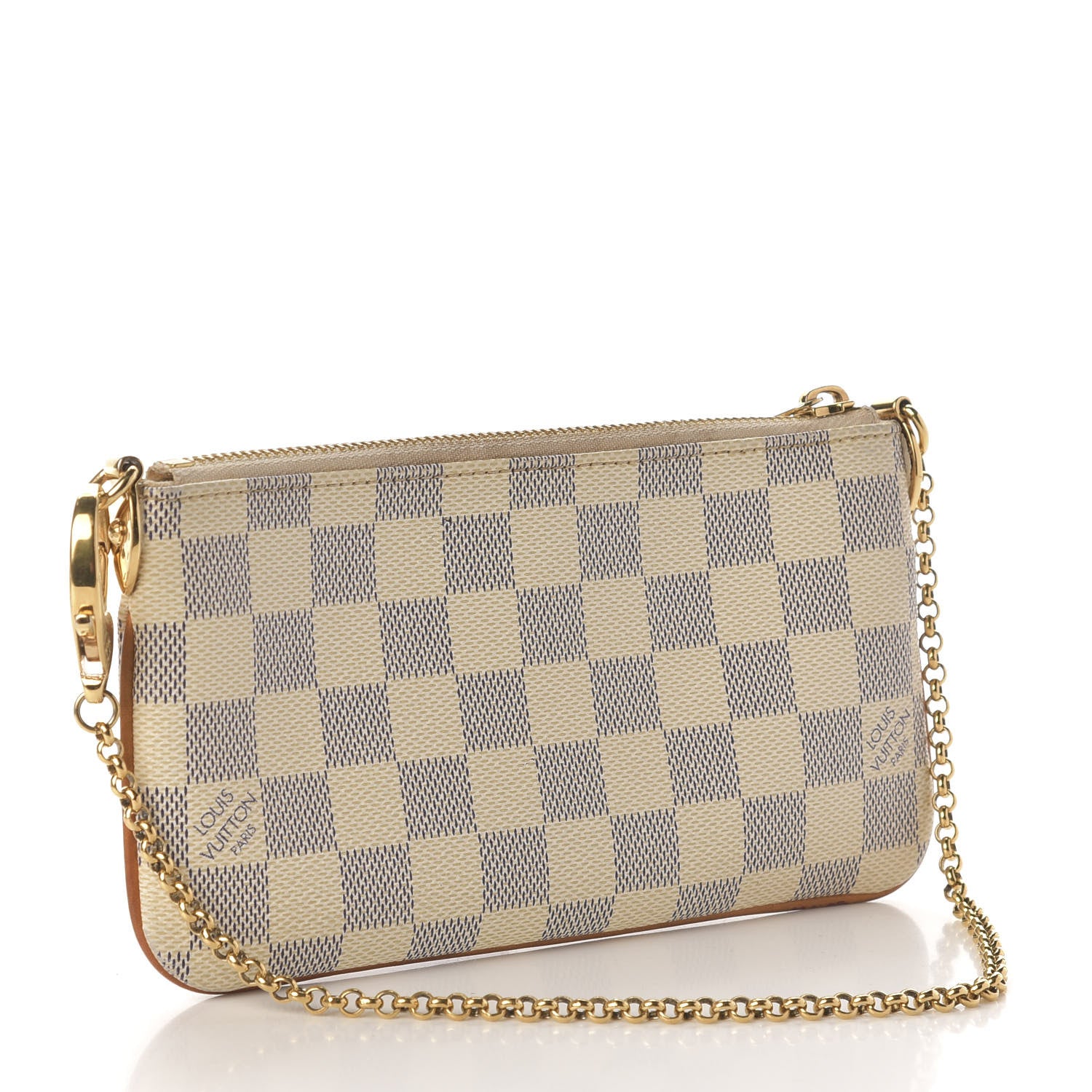 Louis Vuitton Damier Azur Pochette Milla MM 3 of 10