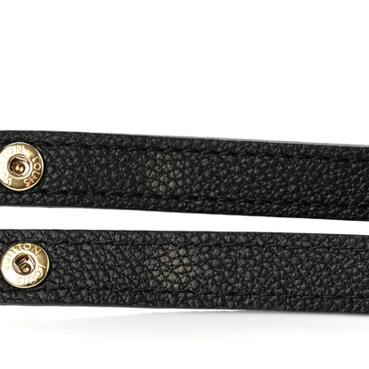 Louis Vuitton Calfskin 16mm Adjustable Shoulder Strap Black 4 of 4