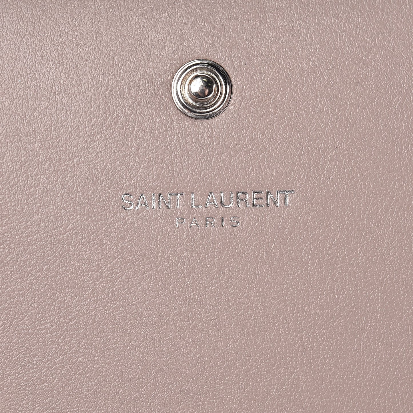 Calfskin Crocodile Embossed Monogram Chain Wallet Rose Antic