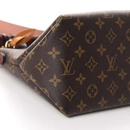 Louis Vuitton Monogram Beaubourg Hobo Mini Bordeaux Red Peach Safran Blue Jean Blue 6 of 10