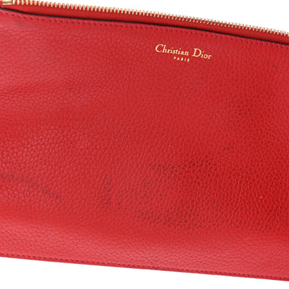 Christian Dior Smooth Calfskin Large Diorissimo Tote Red 18 of 20