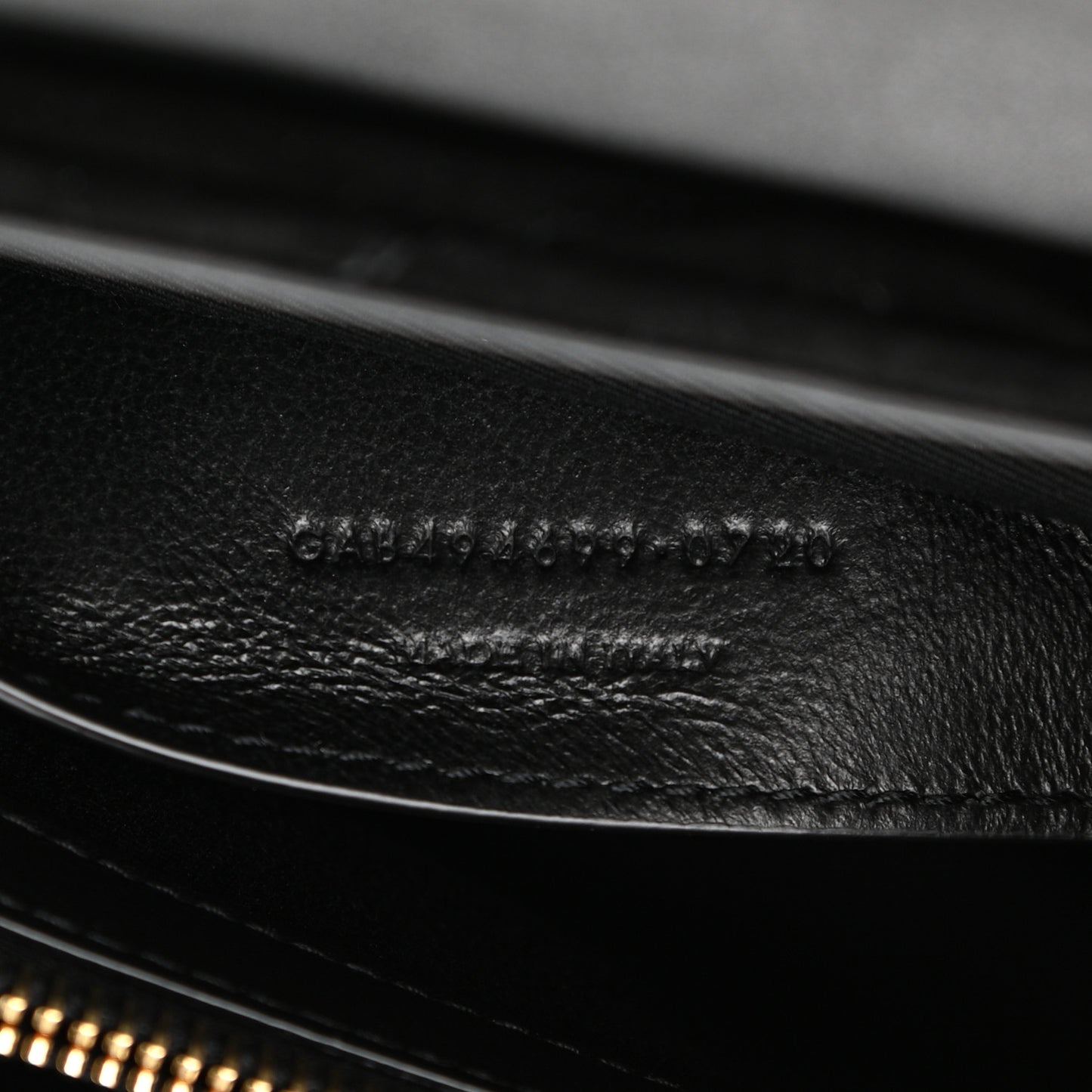 Suede Calfskin Y Quilted Monogram Small Loulou Chain Satchel Black