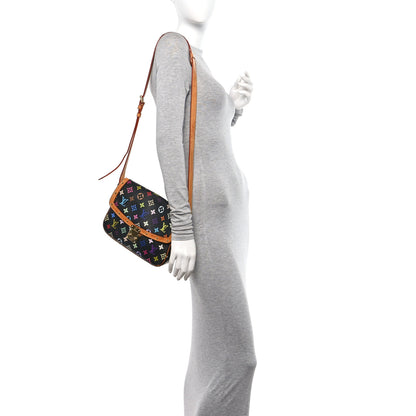 Louis Vuitton Monogram Multicolor Sologne Black 2 of 11