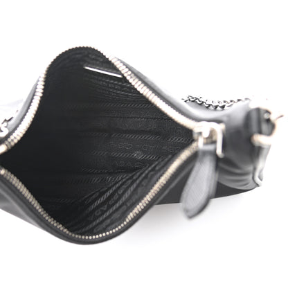 Prada Nylon Re-Edition 2005 Shoulder Bag Black 5 of 12