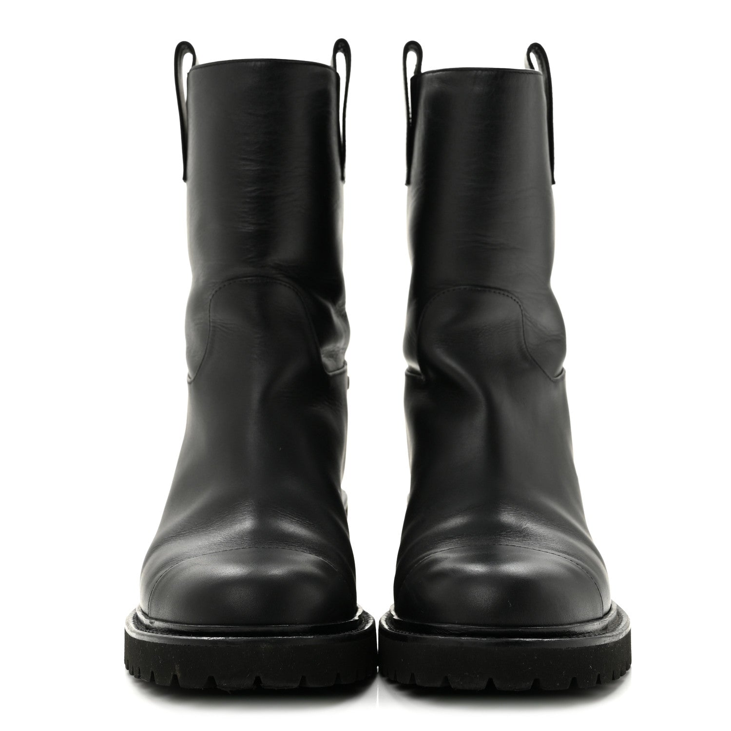 Chanel Calfskin CC Ankle Boots 36 Black 3 of 11