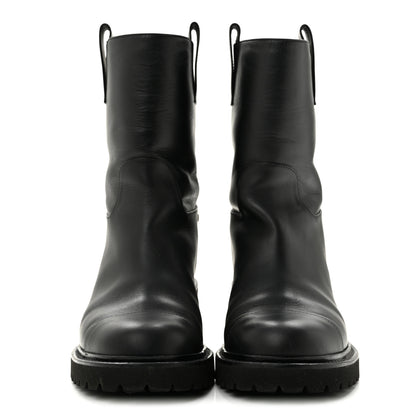 Chanel Calfskin CC Ankle Boots 36 Black 3 of 11