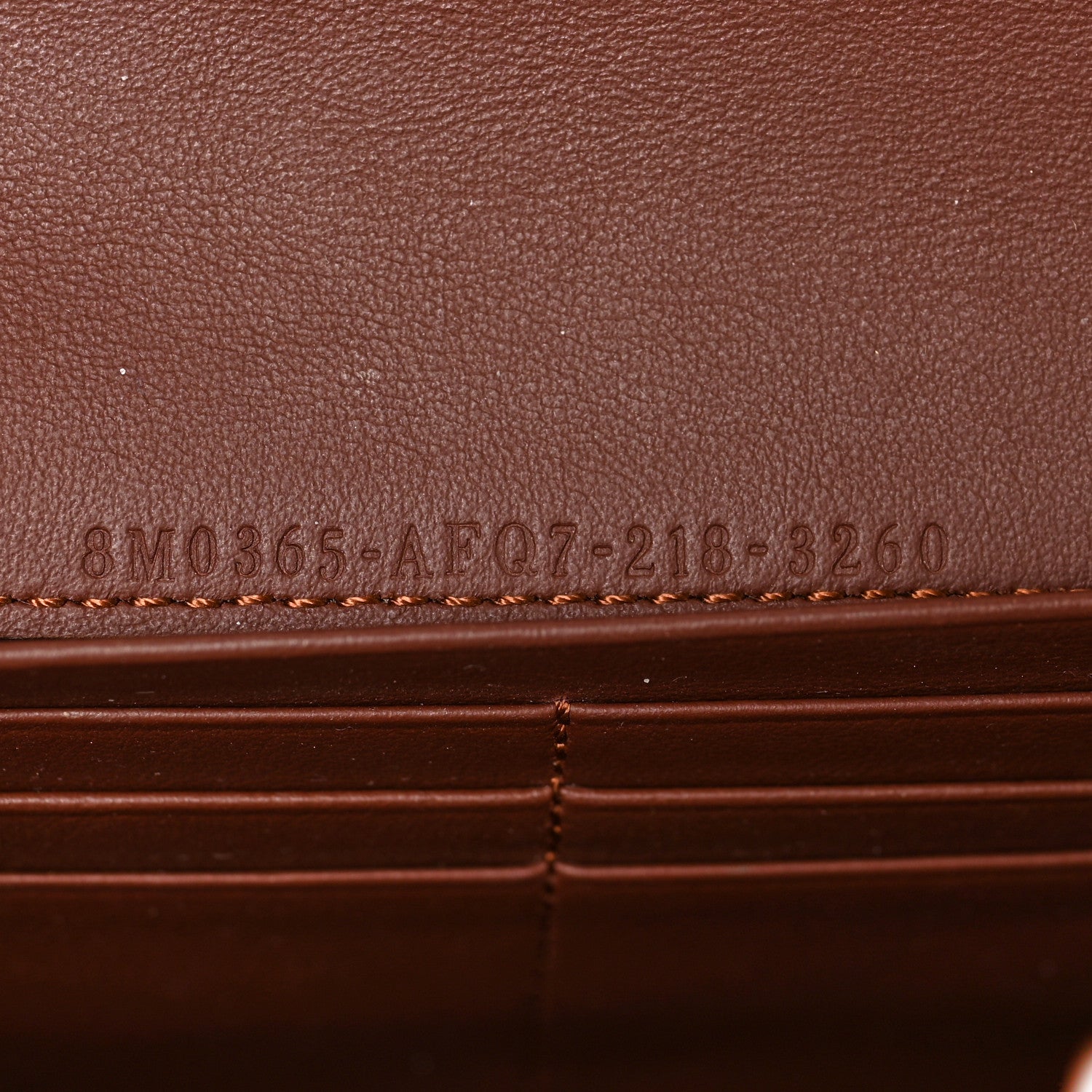 Fendi Vitello Stampa Granata Macro Stitchings Continental Wallet On Chain Ghianda 6 of 8