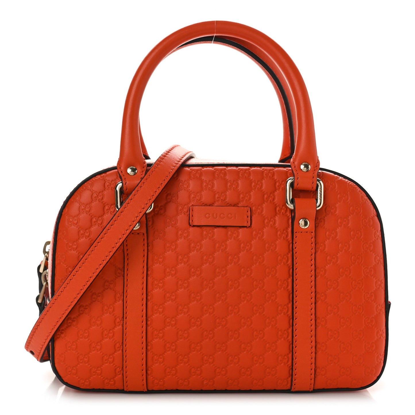 Soft Microguccissima Small Crossbody Bag Sun Orange