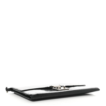 Louis Vuitton Monogram Glace Anouchka Pochette MM Black 4 of 12