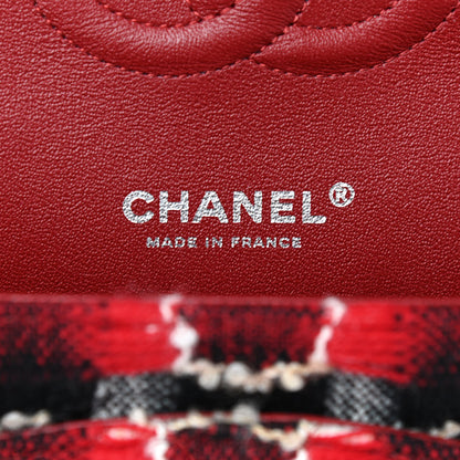 Chanel Wool Quilted Medium Double Flap Red 7 of 9