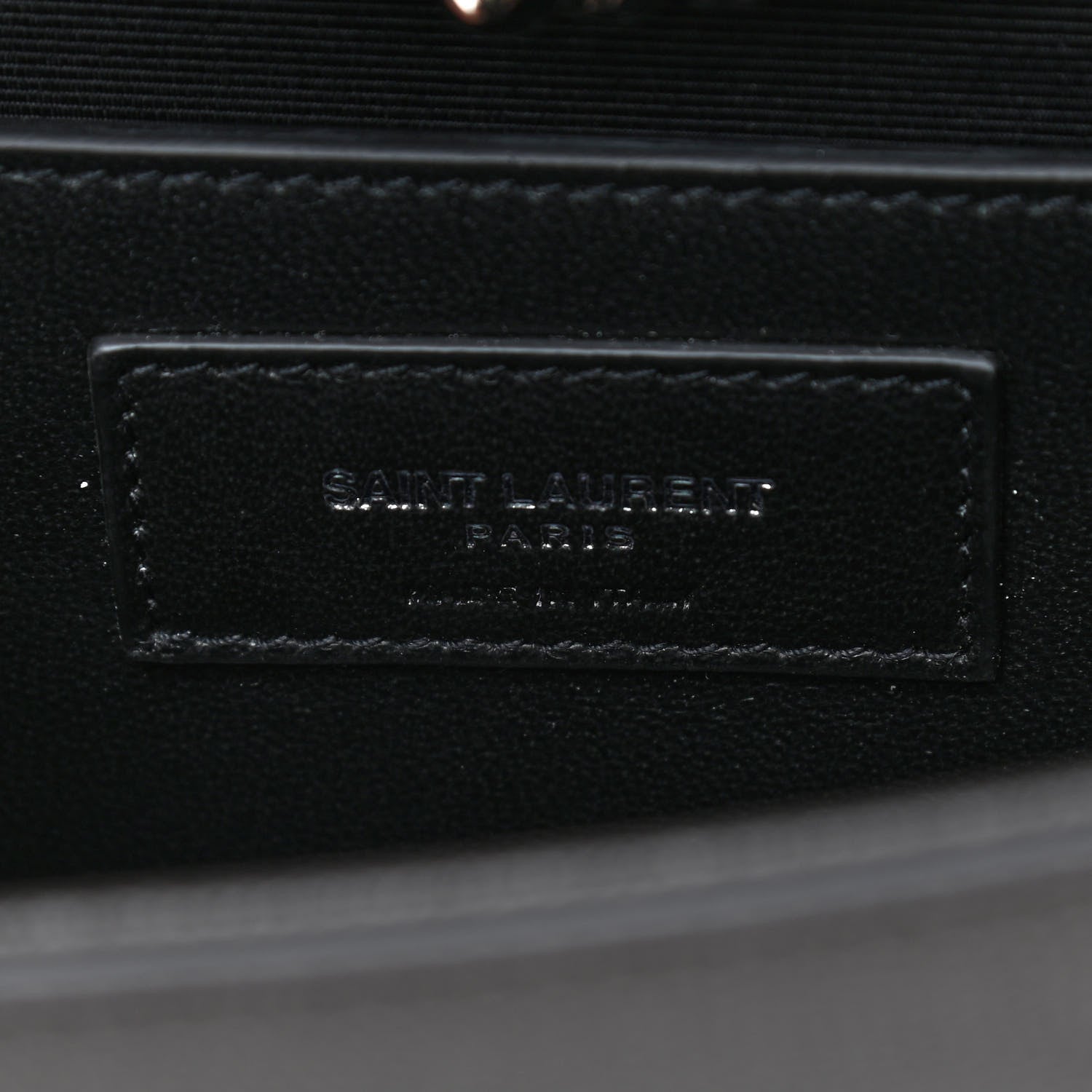 Saint Laurent Grain De Poudre Small Classic Monogram Kate Tassel Chain Wallet Gray 6 of 8