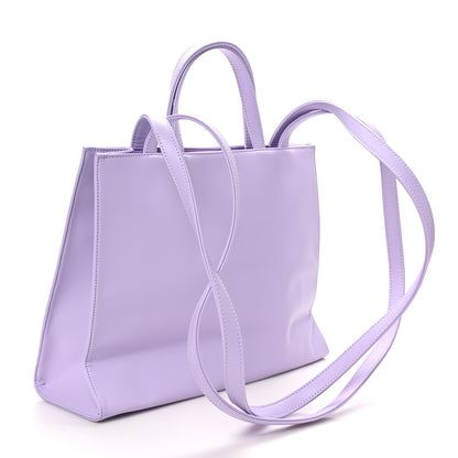 Telfar Vegan Leather Medium Shopping Bag Lavender 3 of 10