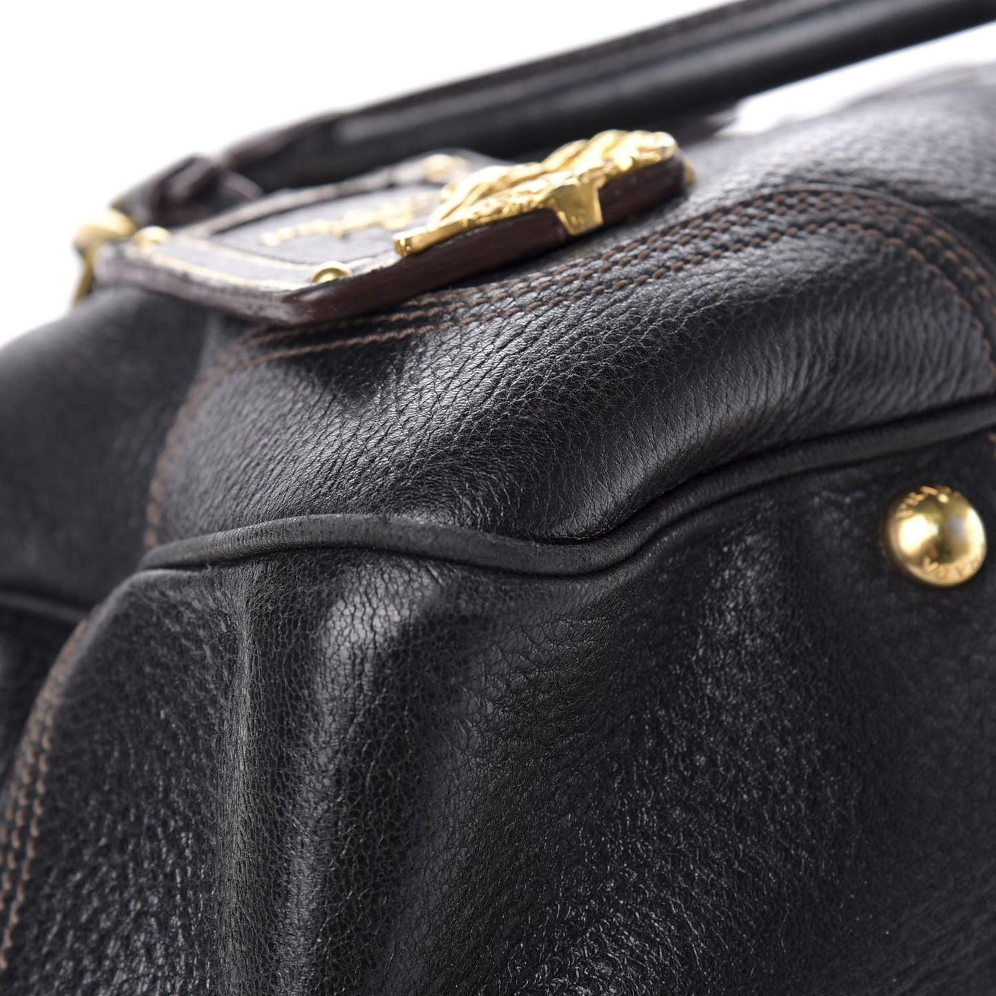 Cervo Deerskin Bag Black