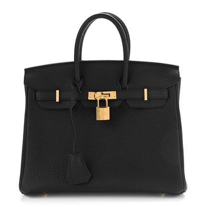 Hermes Togo Birkin 25 Black 1 of 11