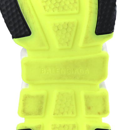 Balenciaga Neoprene Knit Womens Speed Sneakers 38 Black White Yellow Fluo 6 of 8