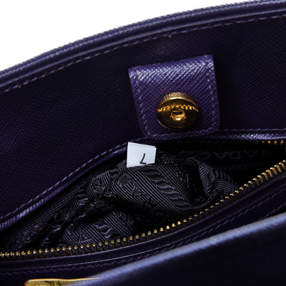 Prada Saffiano Lux Open Promenade Tote Viola 9 of 12